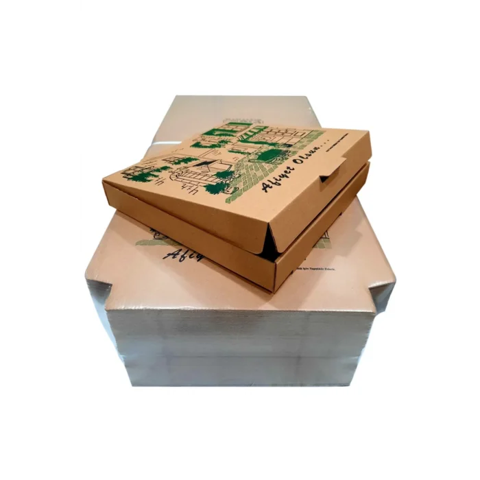 Pizza Kutusu 33x33x4 Cm-100 Adetli