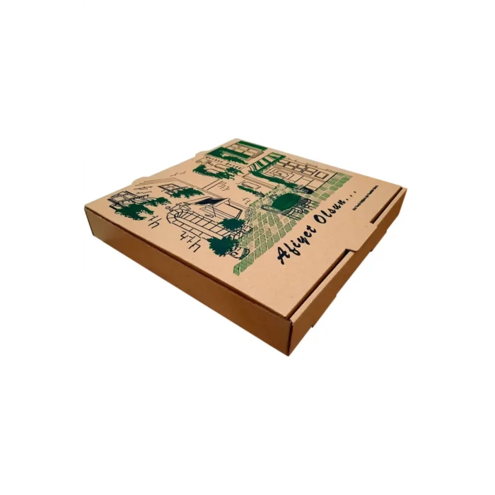 Pizza Kutusu 33x33x4 Cm-100 Adetli