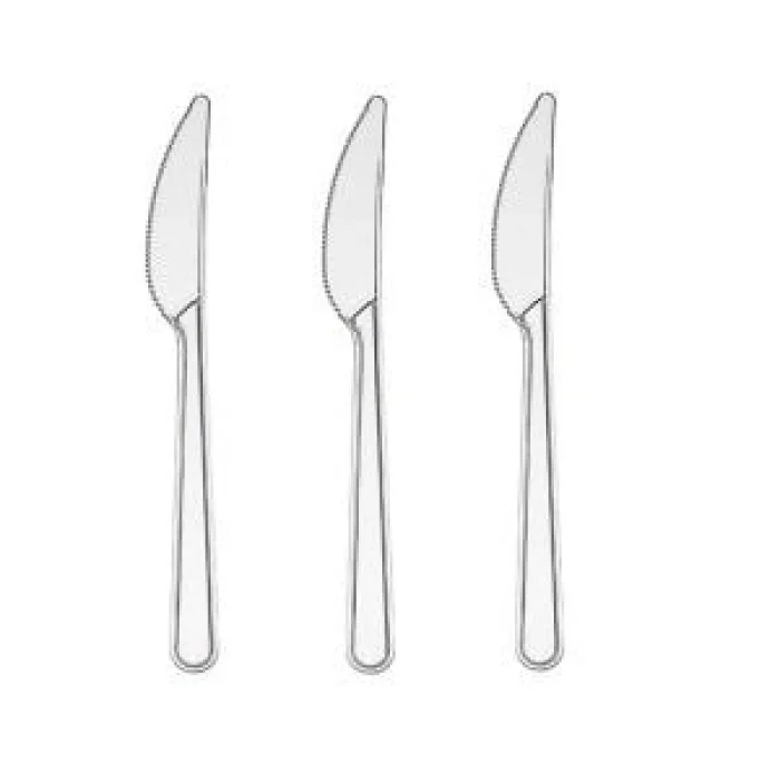 Plastik Bıçak Ekstra Kalın 50 Li-3.8 Gram