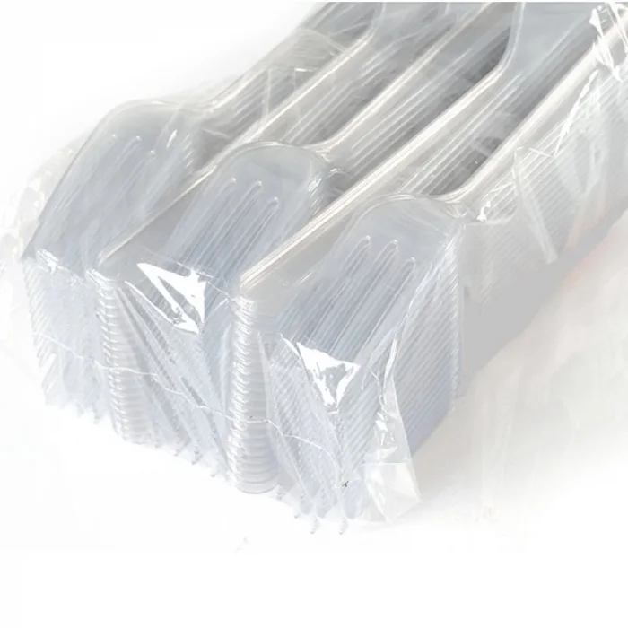 Plastik Çatal Şeffaf Kalın 100lü