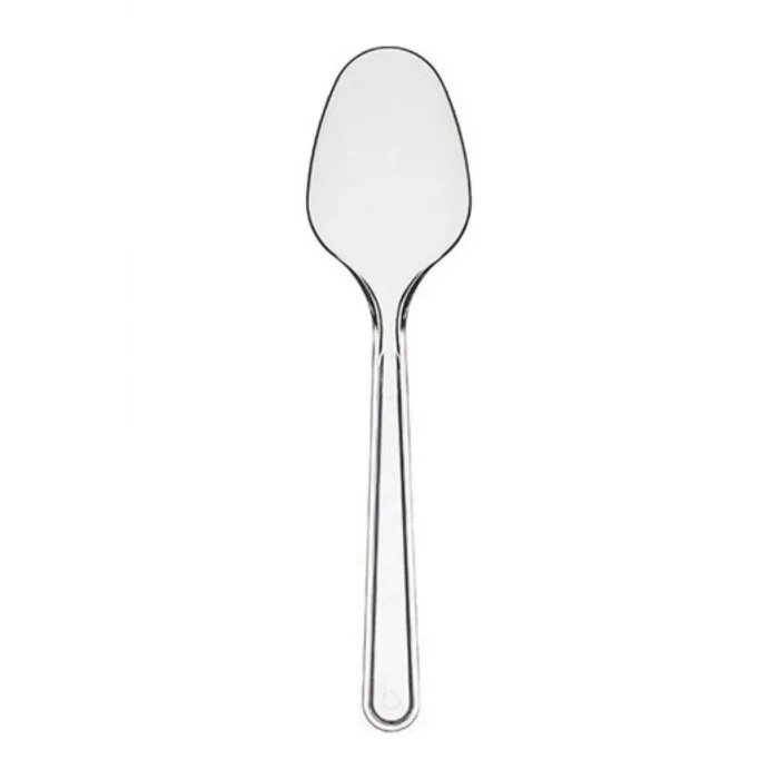 Plastik Küçük Sup Kaşık Şeffaf - 100lü