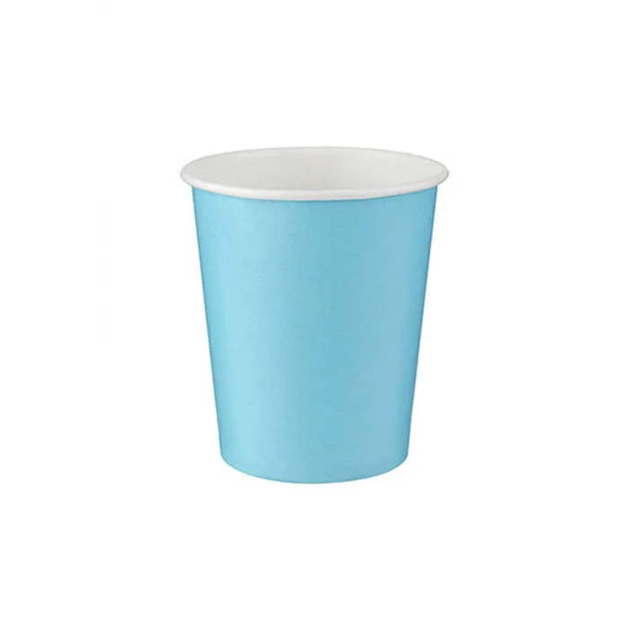 Roll-Up Karton Bardak Mavi 200cc-8oz 8li