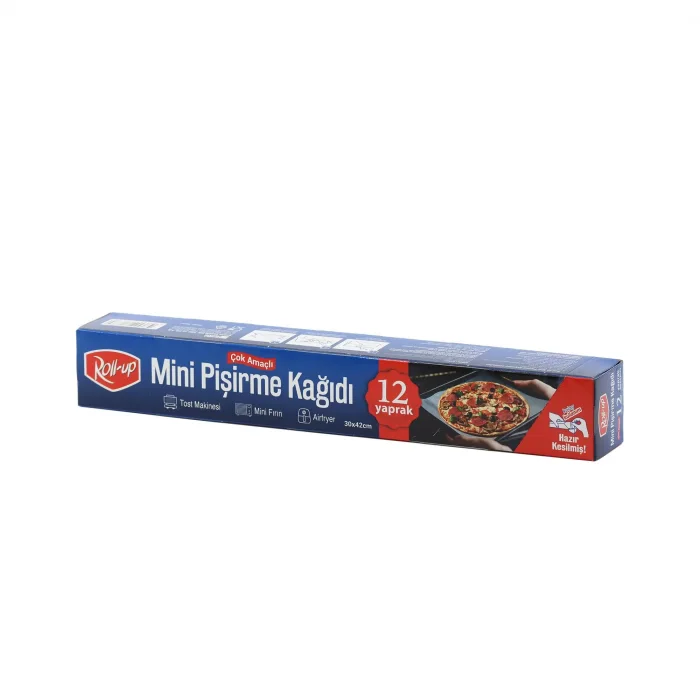 Roll-Up Mini Kesilmiş Çok Amaçlı Pişirme Kağıdı 30x42 cm - 12 Yaprak