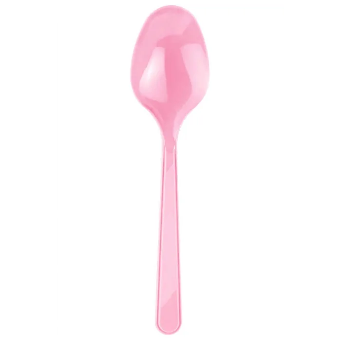 Roll-Up (Pembe) Renkli Kaşık 25 Adetli