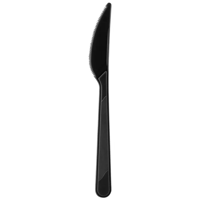 Plastik Bıçak Siyah 25li