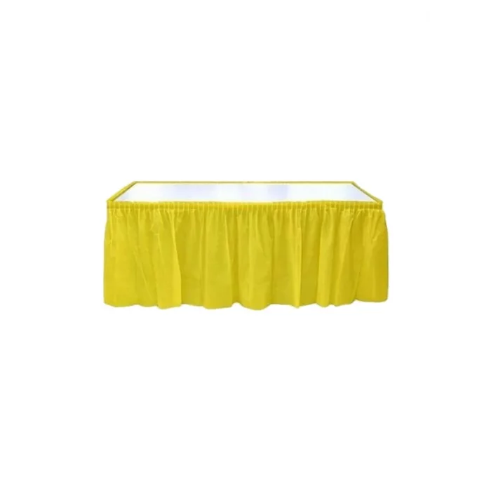 Roll-Up Sarı Masa Eteği Plastik