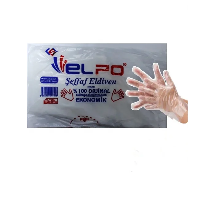 Şeffaf Poşet Eldiven Eko 100LÜ
