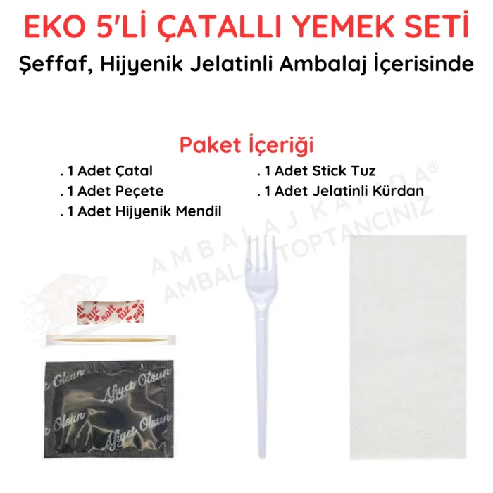 5 li Çatallı Eko Setleme