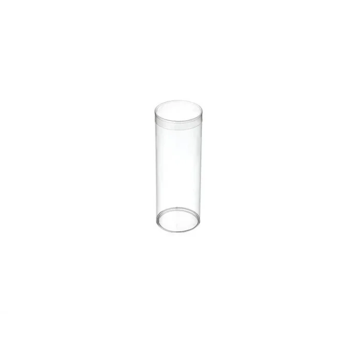 Plastik Şeffaf Silindir Kutu (Çap) 70x190