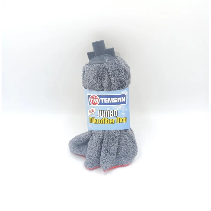 Temsan Jumbo Microfiber Havlu Mop Gri