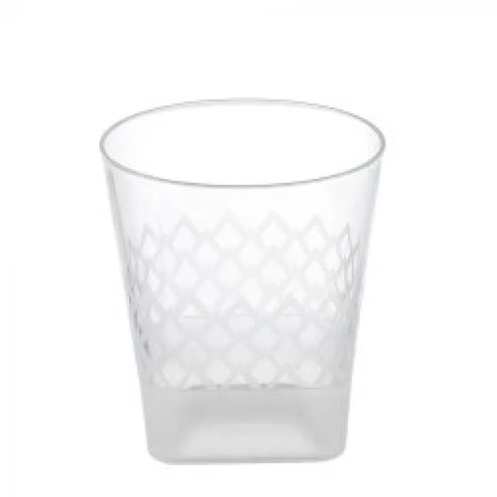Viski Bardağı Kare 220 Cc -10 Adetli