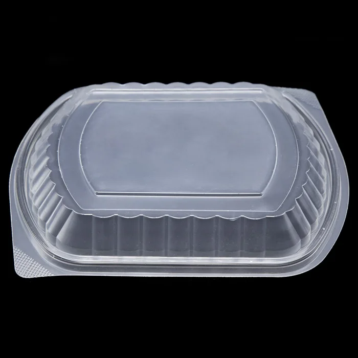 Yemek Kabı Kapak Üst Şeffaf Tek Gözlü 50 Li