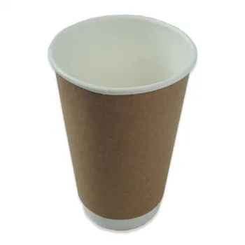 DOUBLE WALL KRAFT KARTON BARDAK 16 OZ - 20 Lİ