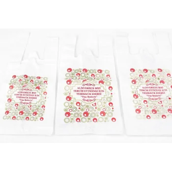 Hışır Poşet Orjin Baskılı Orta Boy- 1 Kg