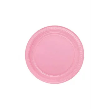 Roll-Up Plastik Renkli Tabak Pembe 25 Adetli
