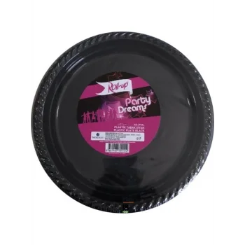 Roll-Up Plastik  Renkli Tabak Siyah 25 Adetli