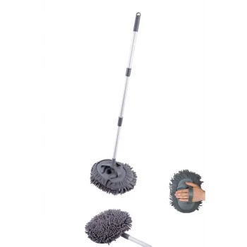 Flosoft Mikrofiber Araç Tem.Teleskop Mop Set(F276)