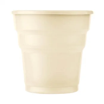 Bej Renkli Plastik Bardak 25 li