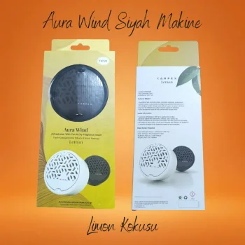 Carpex Aurawind Fanlı Siyah Otomatik Cihaz + Limon Koku Kartuşu