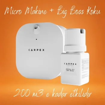 Carpex Micro Basic Beyaz Koku Makinesi + 50 ml Big Boss Kartuş