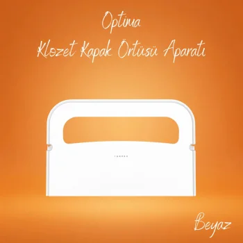 Carpex Optima Beyaz Klozet Kapak Örtüsü Aparatı