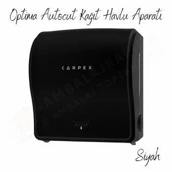 Carpex Optima Siyah Autocut Manuel Kağıt Havlu Dispenseri