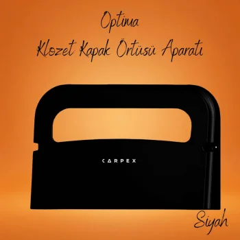 Carpex Optima Siyah Klozet Kapak Örtüsü Aparatı