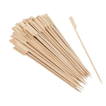 Yassı Çöp Şiş 25 Cm 50 Li