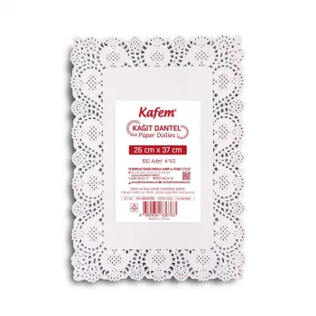 26x37 cm Dantel Kağıt 100 Adet