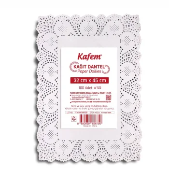32x45 cm Dantel Kağıt 100 Adet