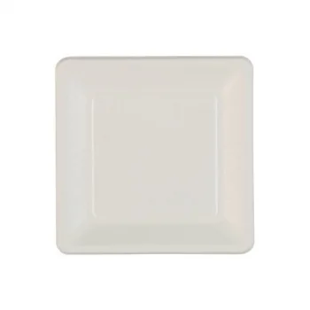 Ekolojik Kare Karton Tabak 16 cm- 25 Li