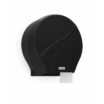 Flosoft Mini Jumbo Tuvalet Kağıdı Aparatı Siyah (F165S)