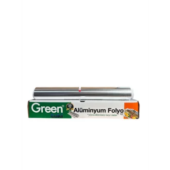 Aluminyum Folyo Kutulu 45 Cm -100 Metre-Green