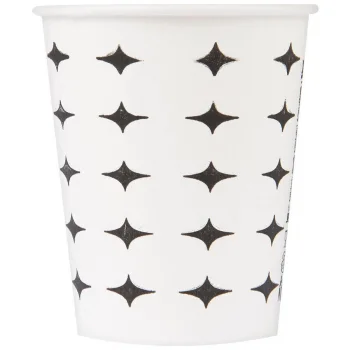 Karton Bardak (4.4 Gram) Unıcup 7 Oz 3000 Adetli(Yıldız Desen)