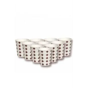 7 Oz Karton Bardak Unıcup 3000 Lİ-YILDIZ BASKI