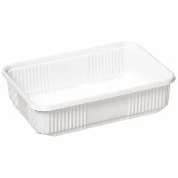 Plastik Dondurma Kabı Beyaz 250 Gr-100 Adetli