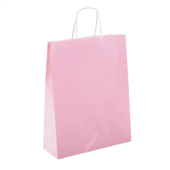 Kraft Çanta Pembe 45x15x40 Extra Büyük