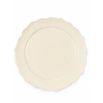 Kristal Platinum Tabak 26 Cm -Krem 6 Adetli