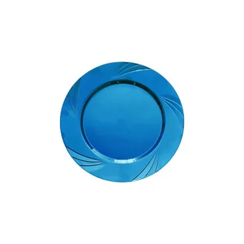 Kristal Tabak Mavi 23 Cm 6Lı