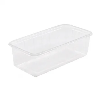 Lindera 1000 Gr Plastik Kase Şeffaf 100 Lü
