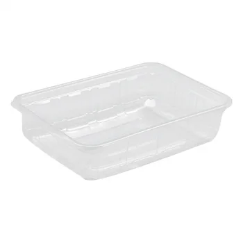 Lindera 250 Gr Plastik Kase Şeffaf 100 Lü