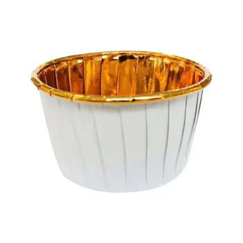 Dolphin Beyaz İçi Gold Muffin Kek Kapsülü 25 Li