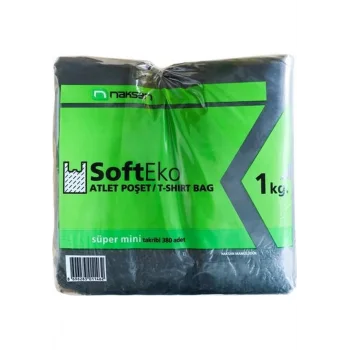 Naksan Atlet Poşet Siyah Süper Mini - 1 Kg (Soft Norm)