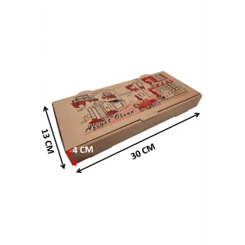 Pide Kutusu Küçük 30X13X4 100 Adetli