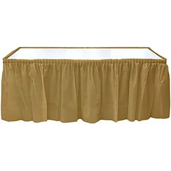Roll-Up Altın Masa Eteği Plastik