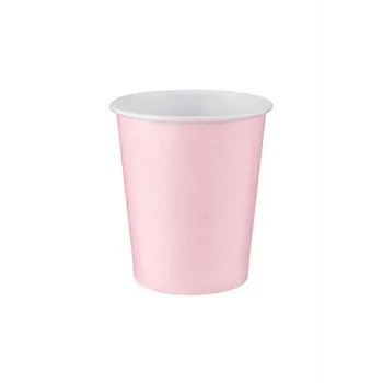 Roll-Up Karton Bardak Pembe 200cc-8oz 8li