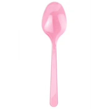 Roll-Up (Pembe) Renkli Kaşık 25 Adetli