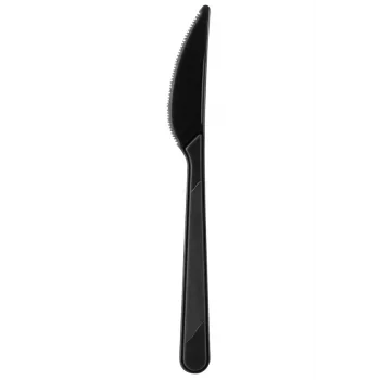 Plastik Bıçak Siyah 25li