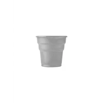Roll-Up Plastik Renkli Bardak (Gümüş) 25 Adetli