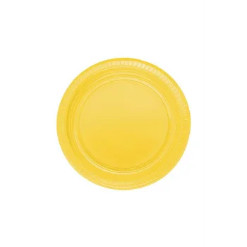 Roll-Up Plastik Renkli Tabak Sarı 25 Adetli
